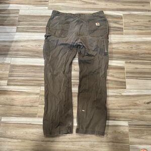 Carhartt Men's Brown and Khaki Trousers